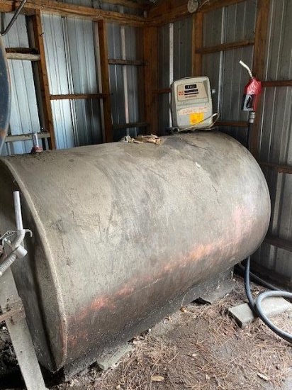 500 Gal Diesel Barrel With Gasboy Pump & Meter, Auto Shutoff