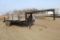 8'X14' HOMEMADE 5TH WHEEL FLATBED TRAILER, TRAILERHOUSE TANDEM AXLE, 3' BEAVERTAIL, STEEL DECK,