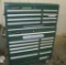 MASTER FORCE ROLLING TOOL CABINET, 11 DRAWER BOTTOM, 9 DRAWER TOP