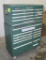 MASTER FORCE ROLLING TOOL CABINET, 11 DRAWER BOTTOM, 9 DRAWER TOP