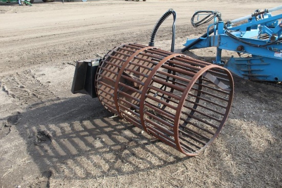 ROBO ROTARY ROCK PICKER, DIRECT DRIVE HYD, SKIDLOADER QUICK TACH