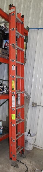 KELLER 5120 FIBERGLASS 20' EXTENSION LADDER