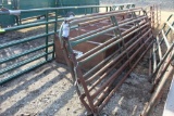 (2) APPROX 16' NORTHWEST MFG, STEEL CATTLE GATES $ X 2