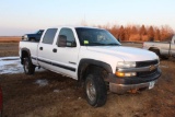 *** 2002 CHEVY LS 2500HD, ELECTRIC 4X4, 4 DOOR, 5TH WHEEL HITCH, NEWER FRONT TIRES,