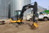 2012 JOHN DEERE 60D EXCAVATOR, 2 SPEED, 78