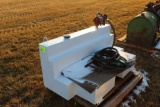 APPROX 100 GALLON L SHAPE PICKUP FUEL TANK, WITH FILL RITE PUMP