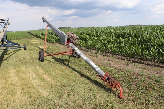 6" x 32' Hutchinson Century II Auger, w/ 5HP Elect Motor, SN- 215996, Bought New