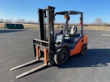 2008 Diesel Toyota Forklift, 2244 Hrs Showing at the time of listing, 6,000 Lb Machine