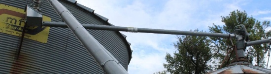 APPROX 6" X 20' ROOF AUGER, ELECTRIC MOTOR