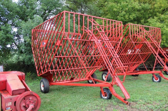 E-Z TRAIL SMALL SQUARE BALE HAY BASKET