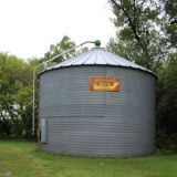 MFS 30' GRAIN BIN, APPROX 7500 BU, FULL AERATION FLOOR