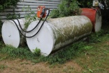 1000 GALLON DIESEL BARREL, GASBOY PUMP & METER