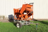 WHIZZER SEED CLEANER WITH SCREENS, ON CART