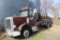 *** 1979 Peterbilt 359 SBA Day Cab Semi Tractor, Sliding 5th Wheel, Merritt Alum Headache Rack,