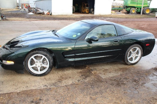 *** 2000 Chev Corvette, 5.7L, Auto, 49,414 Miles Showing, Forrest Green,