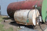 500 Gallon Diesel Barrel, (2) 100V Pumps