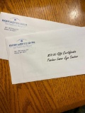 $50 Corn Capital Cash, (2) $50 Gift Certificates Fischer Laser Eye Center Donated by Hometown Bank &