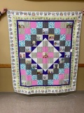 Mrs. Bobbins Double Quilt: Quilt humor during Covid! Measures-74