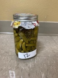 1 jar of pickles Donated by Kathryn Knight