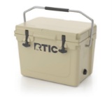 RTIC 20 Quart Compact Hard Cooler, Tan, Donated by: Logan & Fawn McNamara