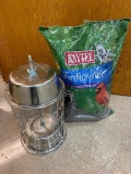 (1) homemade Bird feeders and seed Donated by Kathryn Knight