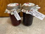 2 jars of Jellies, Triple Berry & Strawberry Rhubarb Donated by Kathryn Knight