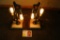 $50 Cenex gift card donated by Farmers Co-op Oil Clara City, industrial art lamps handcrafted by