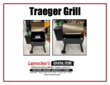 Traeger wood pellet smoker/grill, Assembled, Donated by Lamecker's General Store, Kerkhoven
