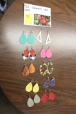 $25 Walmart gift card donated by Walmart in Montevideo, (10) pair dangling earring set, Donated by