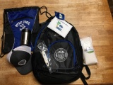 Backpack, Cap, Thermos, Bag of Sugar, Donated by Southern Mn Beet Sugar Coop