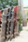(7) APPROX 12' INTERLOCKING GATES, UNPAINTED, $ X 7,