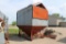 WET HOLDING BIN, APPROX 750 BU BIN ON SKIDS