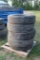(5) 275 80R 24.5 TRUCK TIRES, ONE MONEY FOR ALL