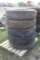 (5) 11R22.5 TRUCK TIRES, ONE MONEY FOR ALL