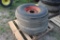 (2) 11.00-16 TRI RIB TRACTOR FRONTS OFF A CASE TRACTOR, 8 BOLT RIMS, ONE MONEY FOR BOTH