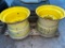 (2) 8 Bolt Rims for 16.5-16.1 Tires, (1) Heavy, (1) Standard
