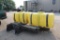 DEMCO SADDLE TANKS (2) 300 GAL POLY TANKS, MOUNTING HARDWARE,