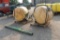 JOHN DEERE (2) 200 GAL SADDLE TANKS WITH MOUNTING HARDWARE