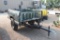 6.5' 2 WHEEL PICKUP BOX TRAILER, NEW JACK, NEW BALL HITCH