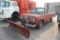 INTERNATIONAL 4X4 PICKUP, NOT RUNNING, WESTERN 9' SNOW PLOW, NO TITLE
