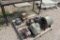 PALLET OF 8 ELECT MOTORS AND SQUIRREL CAGE FAN