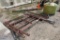 (4) SCAFFOLDING PIECES AND CROSS BRACES