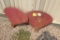 RED CLAM SHELL FENDERS FOR FARMALL