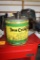 5 GAL TWIN CYLINDER OIL CAN