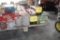 (3) OIL AND 4 MISC METAL GAS CANS, ONE MONEY