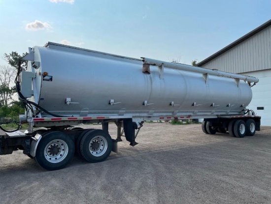 1998 Warren AT40-SER4 Feed Semi Trailer, 28' Auger, New Rear Subframe, (4) New Tires
