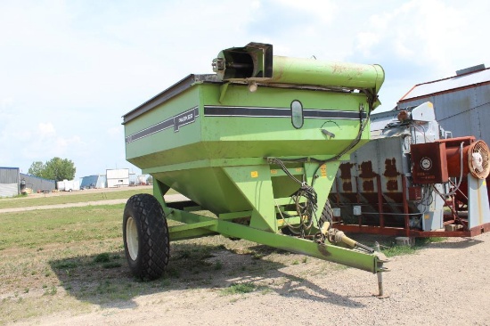 PARKER 500 GRAIN CART, CORNER AUGER, 480/80R26 SINGLE TIRES,