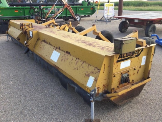 Alloway 20'Stalk Chopper, Mounted, (4) Rear Swivel Wheels, (1)1-3/8" PTO Shaft, (1) 1-3/4" PTO Shaft
