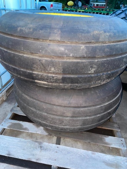 (2) 16.5-16.1 Tires on 8 Bolt Heavy Rims, used on JD DB Planter
