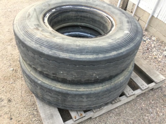 (2) 10.00-20 Truck Tires